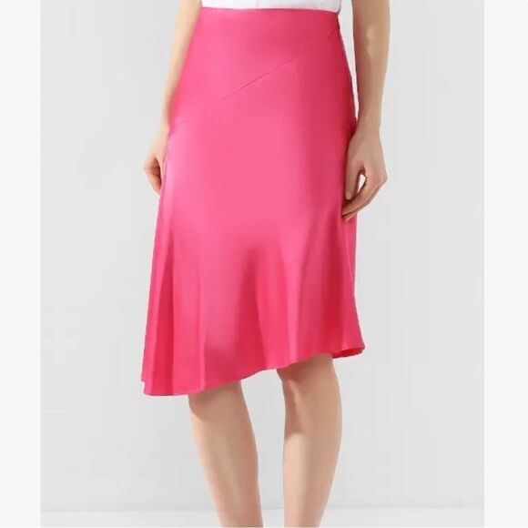 Helmut Lang Midi Asymmetrical Skirt - Picture 1 of 10